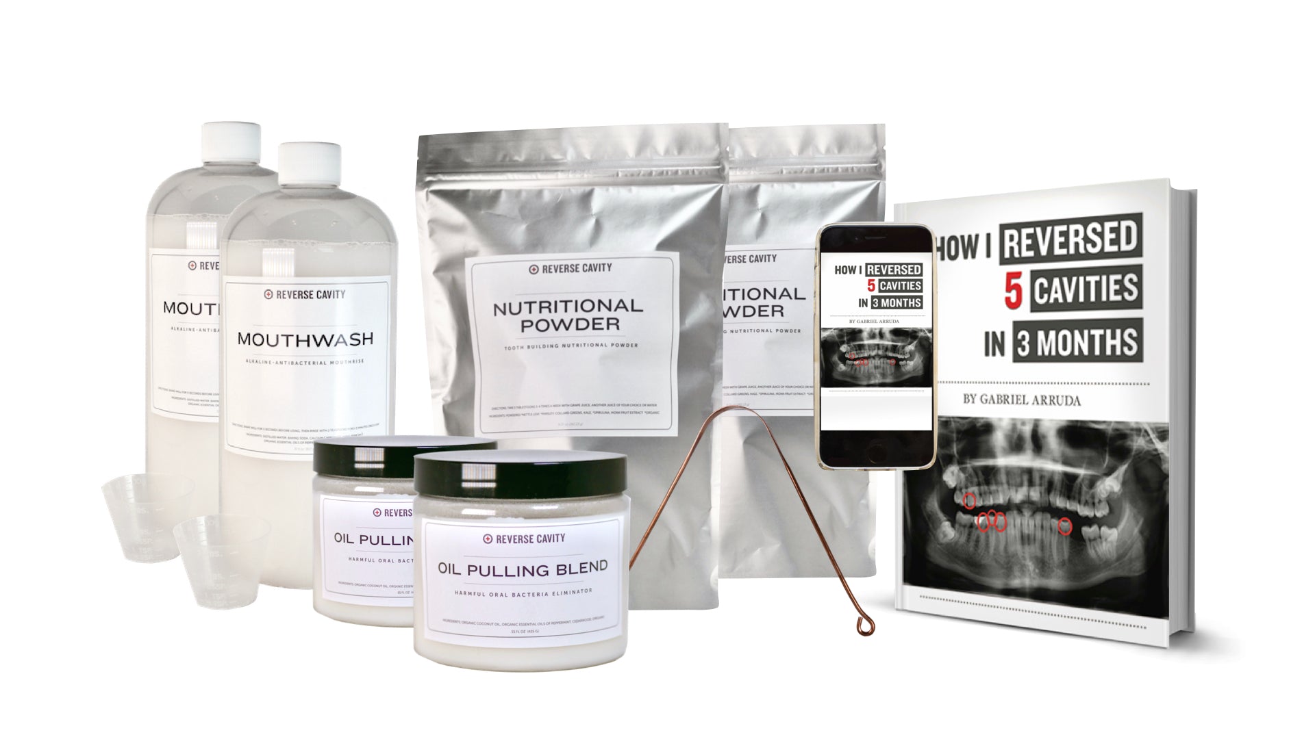 Reverse Cavity Protocol Kit - Double No Vitamin D (One Book only)